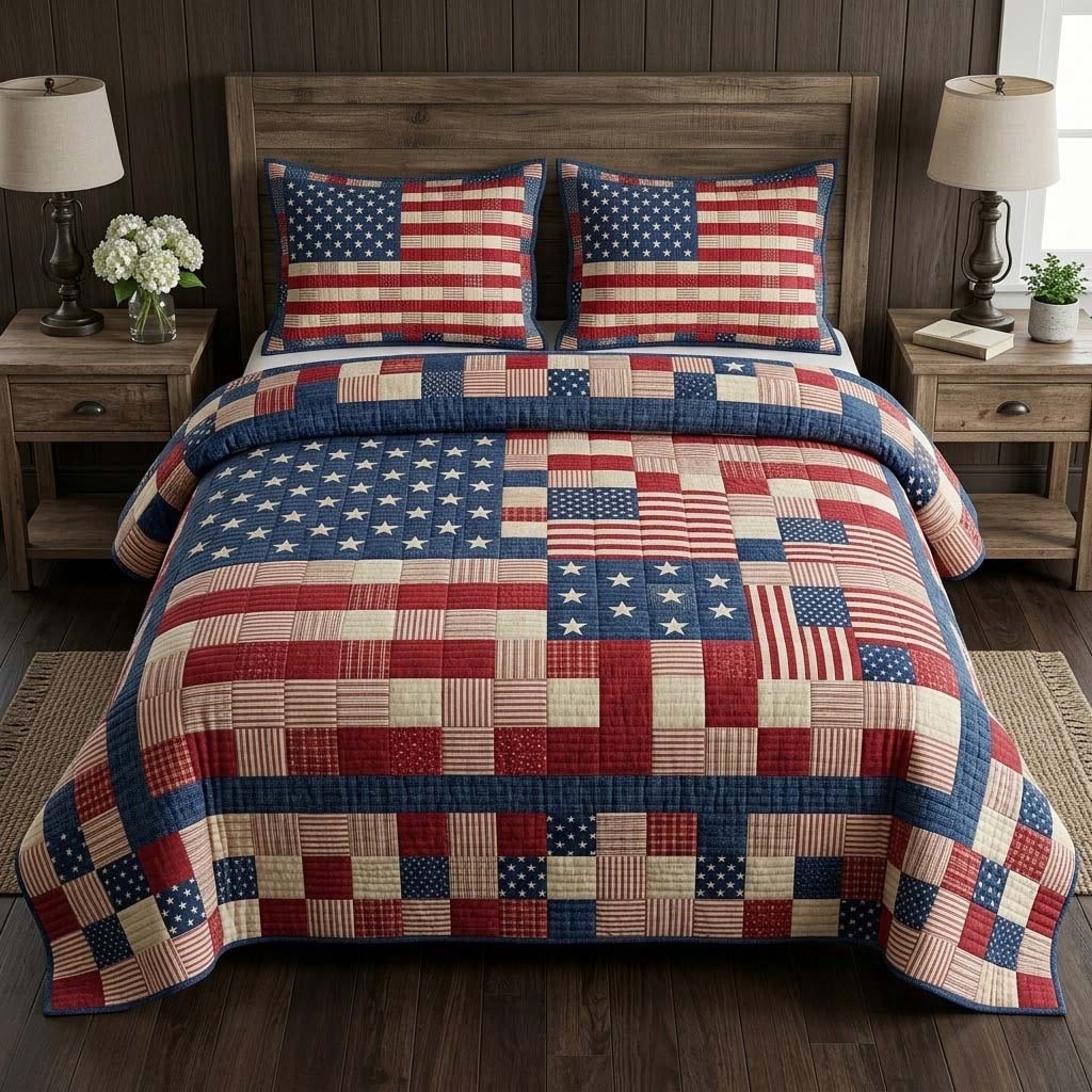 Americana 3-Piece Bedding Set