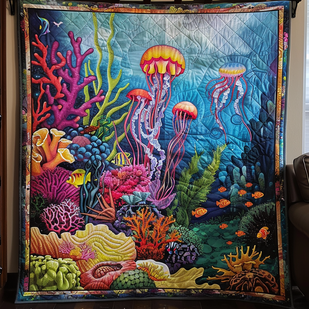 Aquatic Majesty Blanket