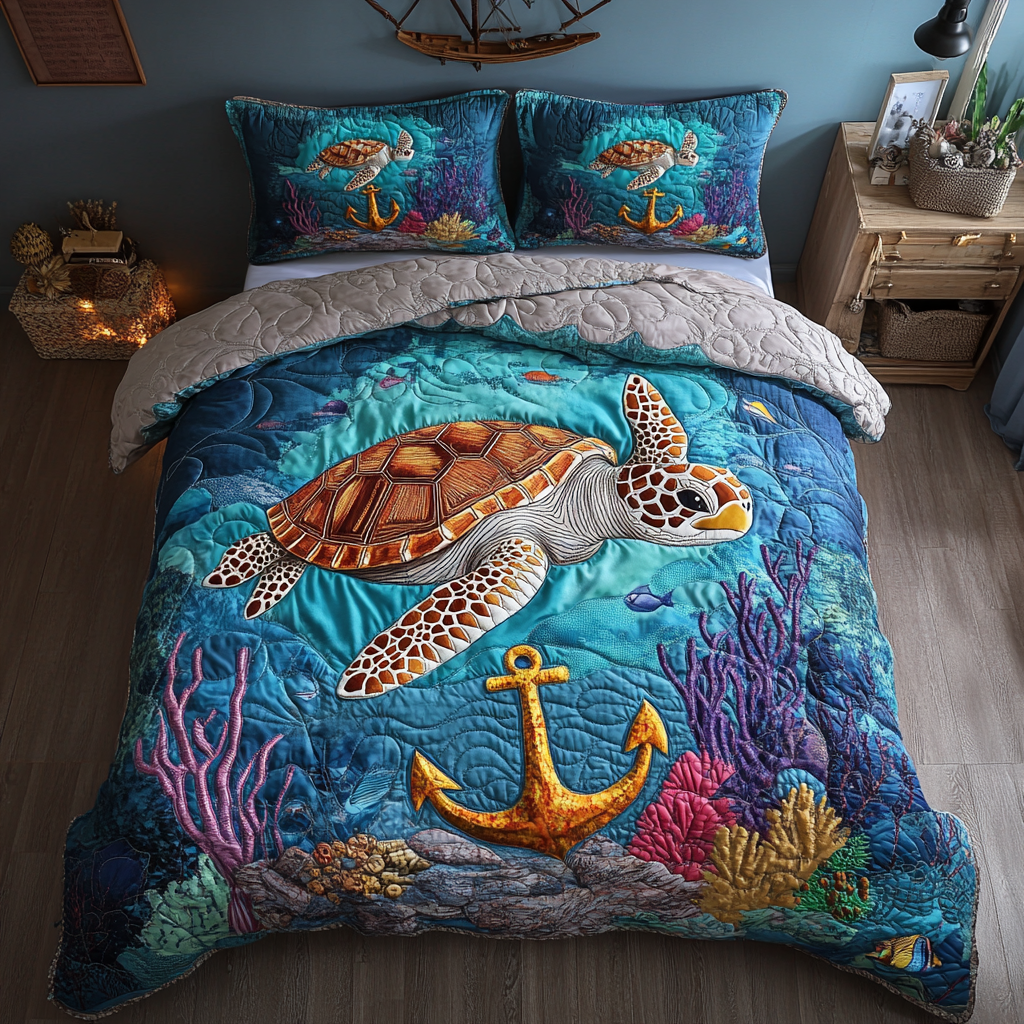 Coastal Guardian 3-Piece Bedding Set