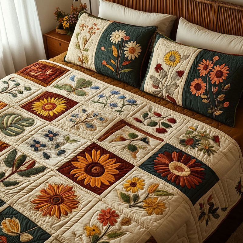 Heirloom Petals 3-Piece Bedding Set