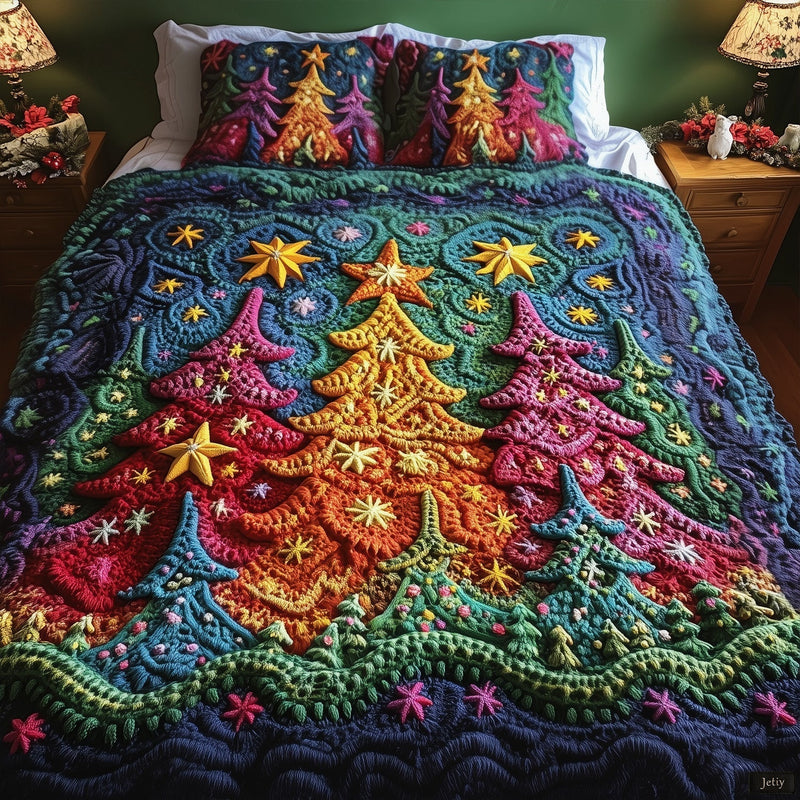 Starlit Treescape 3-Piece Bedding Set