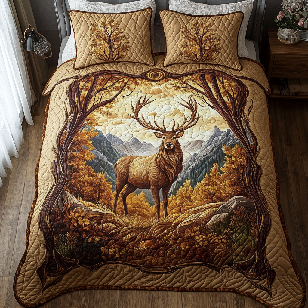 Woodland Majesty 3-Piece Bedding Set